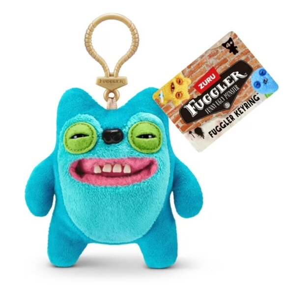 Fuggler Key Rings Series 5 Collectible 5" Monster Plush Keychain, Greedy Grinner - Picture 1 of 3